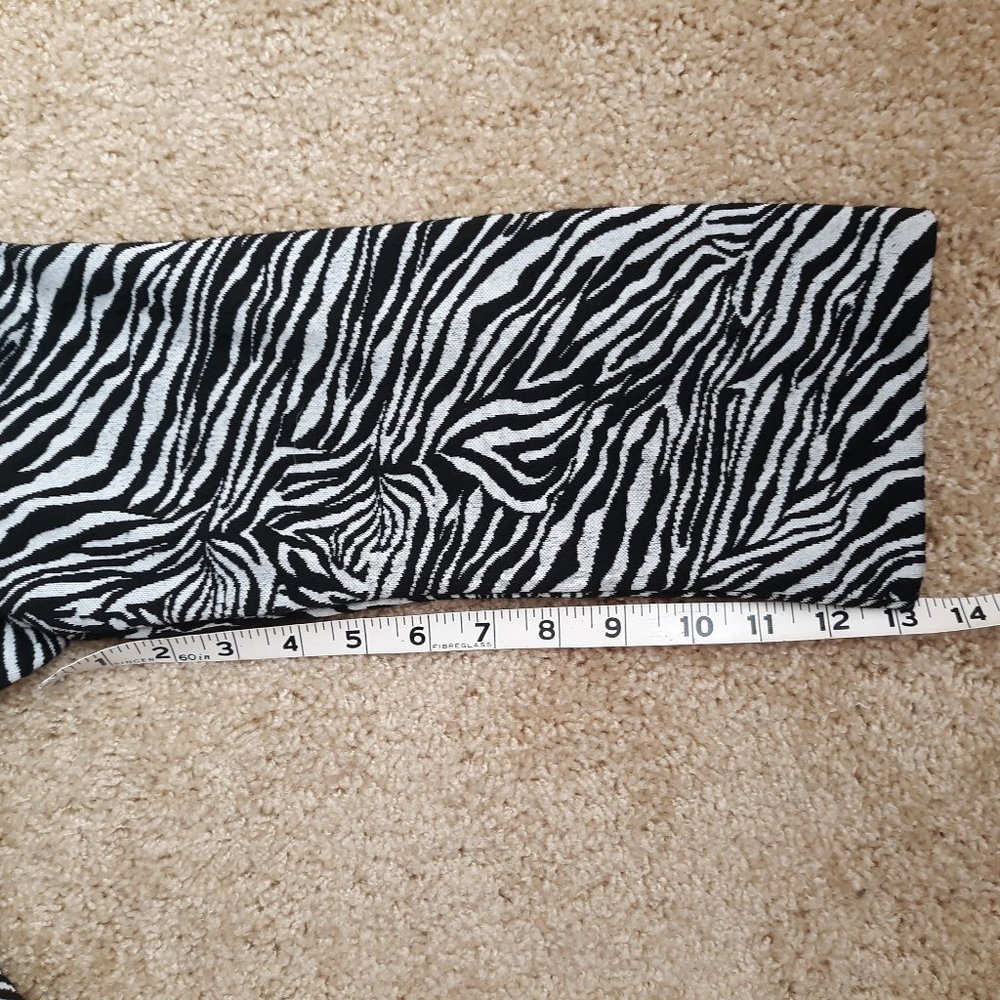 Notations Zebra Print Swing Jacket - image 8